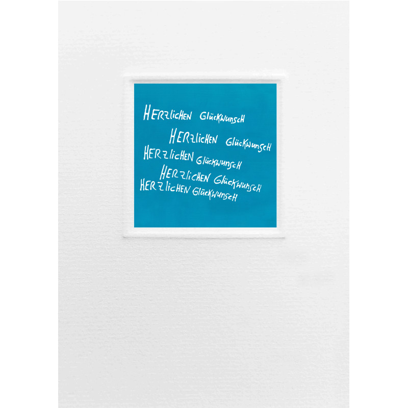 Herzlichen Glückwunsch Schrift